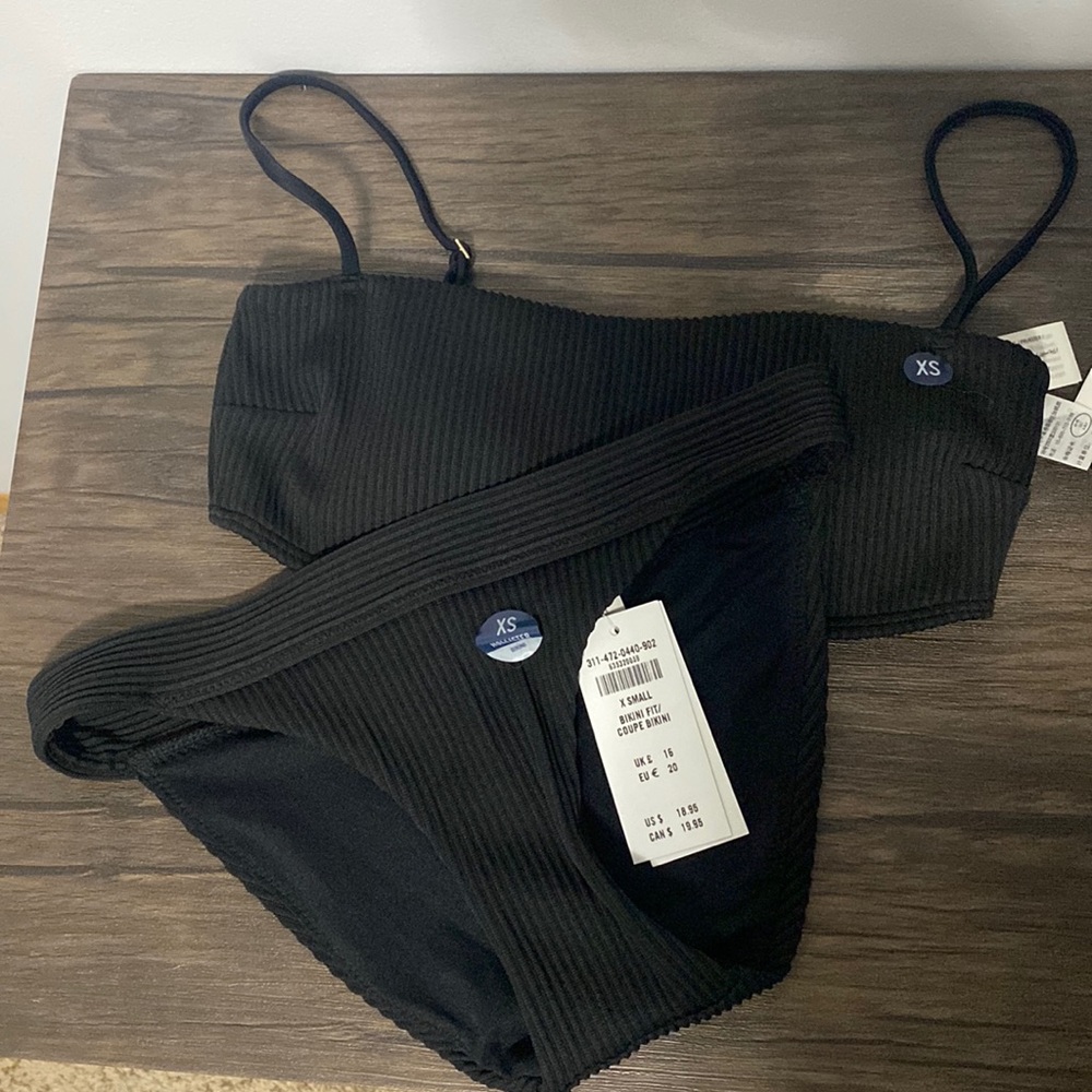 Black Hollister Bikini Set